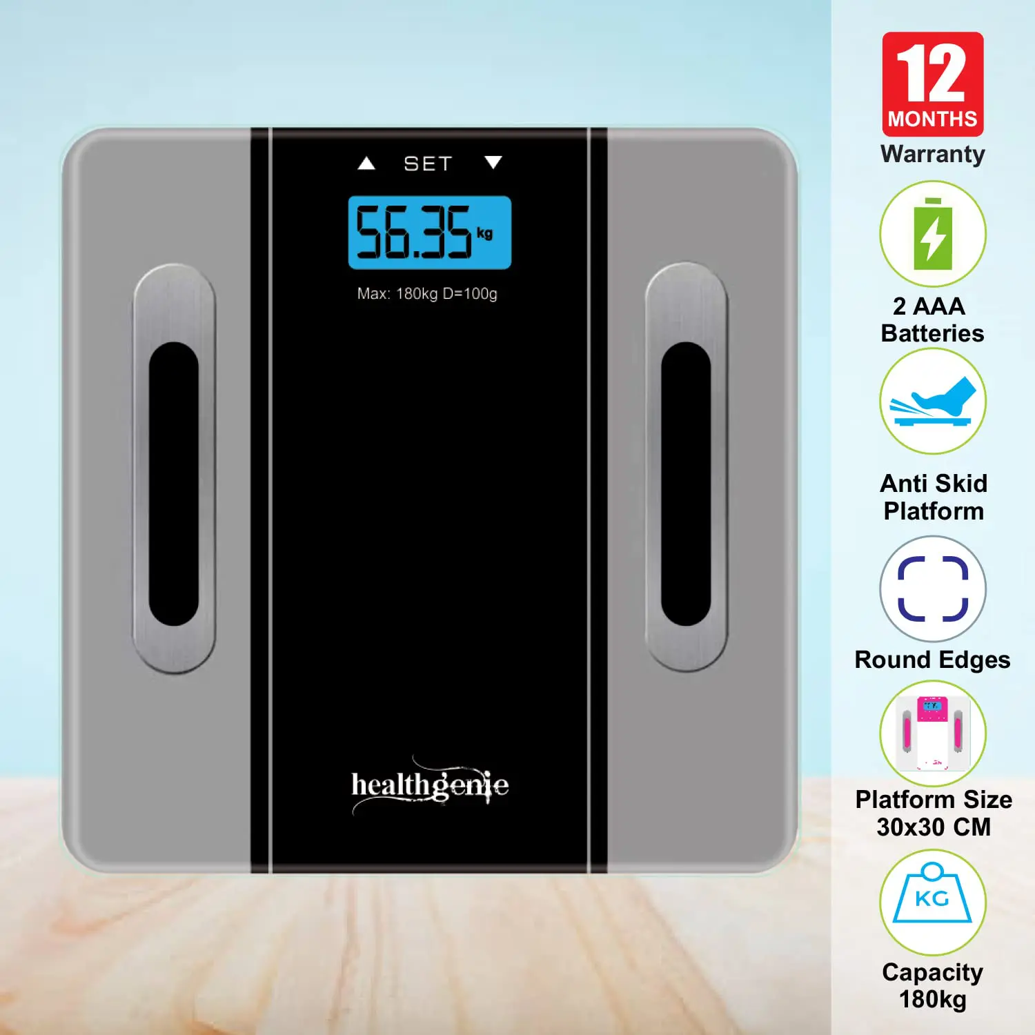 Triomph Precision Body Fat Scale with Backlit LCD Digital Bathroom Scale  For Body Weight Bathroom Scale Review - Consumer Reports